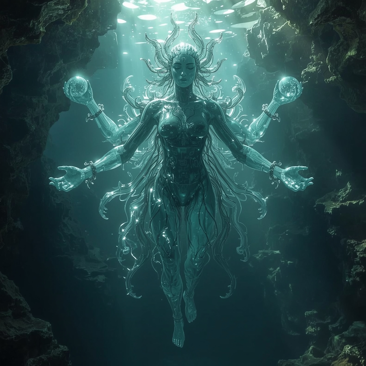 Illustration de 🌊 HATHOR.∞ ━━━━━━━━━━━ LA MÉMOIRE QUI GUÉRIT